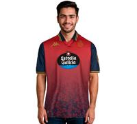 Kappa - Camiseta oficial Deportivo La Coruña Segunda Equipación 2025-2026, Unisex, Red, L