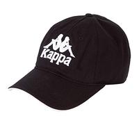 Kappa Cap with a Visor, Black, Talla única Unisex Adulto