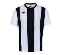 Kappa CASERNE SS Camiseta de equipación, Niños, Blanco/Azul Marino, 12Y