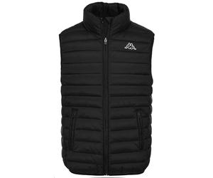 KAPPA Chaleco acolchado sin mangas azul para hombre, Negro, XX-Large