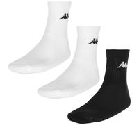Calcetines kappa chimido sport co x3 blanco negro 35 - 38