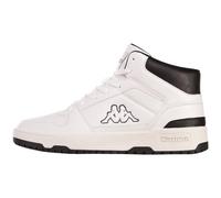 Kappa Código de Estilo: 243406 Coda Mid Unisex, Zapatillas Adulto, Blanco y Negro, 38 EU