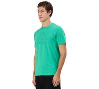 Kappa Cremy Tee Camiseta técnica cómoda y con estilo, Color White Milk y Beige, Talla 8Y