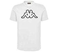 Kappa Cromen Camiseta, Hombre, Azul Marino/Blanco, M