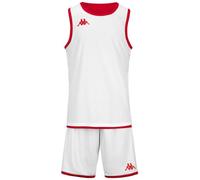 Kappa DANCOSI, Kit de Baloncesto, Rojo/Blanco, M,Hombre
