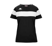 Kappa DARETA Camiseta Negro/Blanco XL