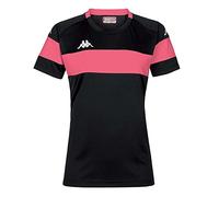 Camiseta de fútbol kappa dareta mujer black/fuchsia M