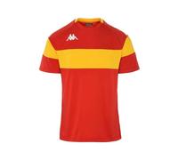Kappa DARETO Camiseta Rojo/Amarillo XL