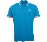 Kappa Deutschland Aleot Camisa de Polo, Malibu Blue, L para Hombre
