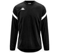 Kappa Dolvano - Sudadera para Hombre, Negro y Blanco, S