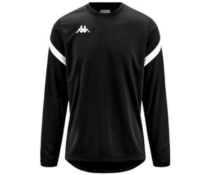 Kappa Dolvano - Sudadera para Hombre, Negro y Blanco, S
