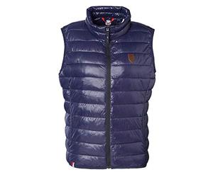 Kappa Doudoune S/M ASM Abrigo de Vestir, Mujer, Azul, Large