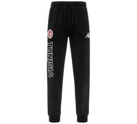 Kappa Eroi Pants Tunisia Pantalón Largo Fútbol Hombre | 100% Algodón Forro Polar Slim FIT | Bolsillos GARA 2026/27