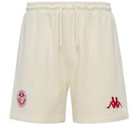 Kappa Eroi Shorts Tunisia Pantalón Corto Fútbol Hombre | 100% Algodón Interlock Slim FIT | Bolsillos Laterales GARA 2026/27