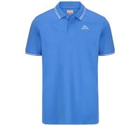 Kappa Ezio 2 Polo Man Polo deportivo cómodo y con estilo, Color Blue Ultramarine y White, Talla 4XL