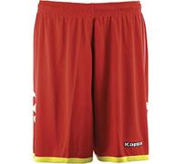 Kappa Football Salerne Kids Pantalones Cortos, Unisex Niños, Rojo (Burgundy/White), YS/YM