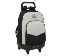 KAPPA GREY - Mochila Grande con Ruedas, Compacta, Extraíble, Ideal para Niños de Diferentes Edades, Cómoda y Versátil, Calidad y Resistencia, 33x22x45 cm