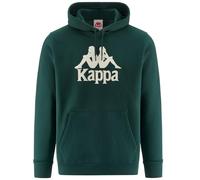 Kappa Hoodie Authentic Malmo 3 Organic para Hombre, Verde Oscuro, Blanco, XL
