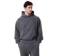 Kappa Hoodie Authentic Premium Lome para Hombre, Gris, M