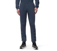 Kappa IELCIO - Pantalón para Hombre - en French Terry - Ajuste Slim con Inserción de Malla y Cintura Elástica - Diseño Estilo Deportivo - Color Azul y Talla L