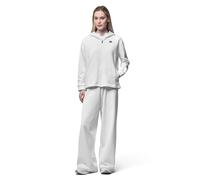 Kappa IGRITTA - Forro Polar para Mujer - en French Terry de 280g - Ajuste Regular con Cremallera y Puños de Canalé - Diseño de Calidad y Estilo Deportivo - Color Blanco y Talla S