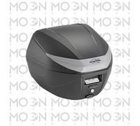 Kappa K3000N Baúl Top Case Monolock 30L Negro Placa K628 Universal Moto Scooter