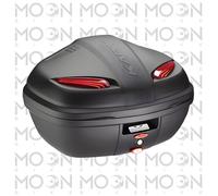 Kappa K47N Manta Baúl Monolock 47L Negro + Placa K628 Moto Scooter Top Case