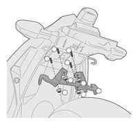 Kappa - Kit de Coche para Montar i telaietti para Bolsos soffici te4108 k sin l 'Casquillo para el baúl Trasera kz4108 4108 Kit Kawasaki Ninja 300 (13)