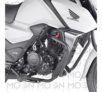 Kappa KN1184 Defensas Motor Tubular Honda CB125F 2021-2026 Acero Negro 25mm