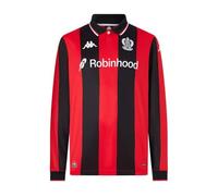 Kappa Kombat 2026 Home OGC Nice LS Act Jersey | Diseño Estilo Deportivo | Disponible en Varias Tallas/Colores | Rouge M