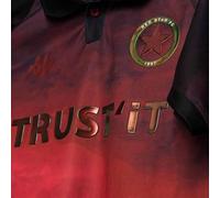 Kappa Kombat Away Red Star Act Jersey REDSTAR | Man | Size 2XL | Red Bordeaux/Black Sponsor