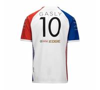 Kappa Kombat GASLY France Alpine F1 Act Jersey | Diseño Estilo Deportivo | Disponible en Varias Tallas/Colores | Blanc S