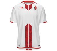 Kappa Kombat Home Bari 23-24, Camiseta Primera Equipación, Blanco/Rojo, XL, Hombre