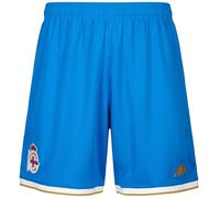 Kappa Kombat Ryder Deportivo DE LA CORUÑA 25/26 - Pantalón Corto de Juego 1ª Equipación - Corte Recto - Cintura Elástica con Cordón - Diseño de Calidad y Estilo Deportivo - Blue/White/Gold 8Y
