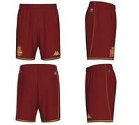 Kappa Kombat Ryder Deportivo DE LA CORUÑA 25/26 - Pantalón Corto de Juego 2ª Equipación - Corte Recto - Cintura Elástica con Cordón - Diseño de Calidad y Estilo Deportivo - Red/Gold/Blue S