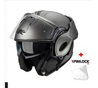 KAPPA KV55 FLIPBCAK modular 180 apertura antracita mate pinlock incluido - Color: GRIS, Talla: Talla S
