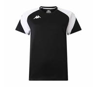 Kappa LARETA Act Jersey | Diseño Estilo Deportivo | Disponible en Varias Tallas/Colores | Noir XS