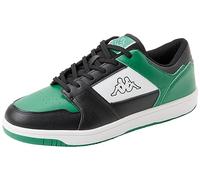 Kappa Logo Bernal, Zapatillas para Caminar Unisex Adulto, Green MD Black White, 37 EU