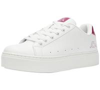 KAPPA Logo Isabel, Sneaker Mujer, White-Fucsia, 42 EU