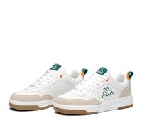 Kappa Logo Manis, Athletic Shoes Hombre, White-Orange, 41 EU