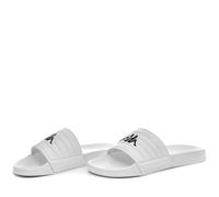 Kappa Logo Sarty Kid Chanclas cómodas y con estilo, Color Black y White y White, Talla 28