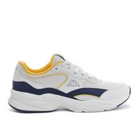 Kappa Logo Siliam Zapatillas deportivas bajas cómodas y con estilo, Color White y Blue Dk, Talla 38