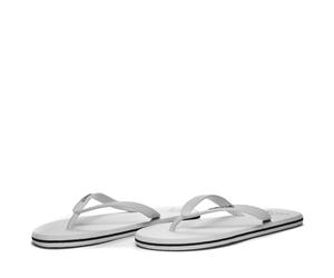Kappa MOKER Flip-Flop, Thong Sandals, White/Black, 37, Men