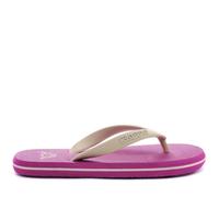 Kappa Moker Kid Chanclas cómodas y con estilo, Color Violet Dahlia y Yellow Sorbet, Talla 33