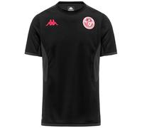 Kappa Mokiba Pro 2 Tunisia Camiseta Entrenamiento Fútbol Hombre | Poliéster Reciclado Hydro-Way | Slim FIT GARA 2026/27