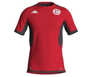 Kappa Mokiba Pro 2 Tunisia Camiseta Entrenamiento Fútbol Hombre | Poliéster Reciclado Hydro-Way | Slim FIT GARA 2026/27