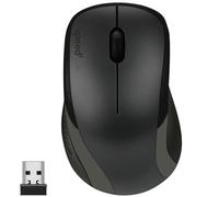 KAPPA Mouse - Wireless, black | 1200dpi con receptor USB de 2,4 GHz, ratón inalámbrico sin cable para PC, portátil, ordenador portátil y ordenador, oficina
