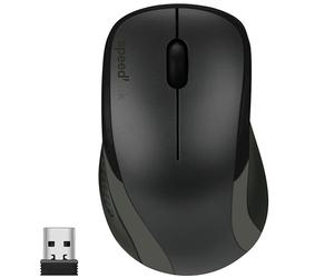 KAPPA Mouse - Wireless, black | 1200dpi con receptor USB de 2,4 GHz, ratón inalámbrico sin cable para PC, portátil, ordenador portátil y ordenador, oficina