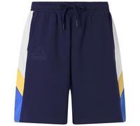Kappa Padel Ferud Camiseta técnica cómoda y con estilo, Color White y Green Fluo y Blue Twilight, Talla M