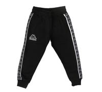 Kappa - Pantalón de chándal para niño de algodón afelpado. Pantalones de invierno para niño, 46 Black, 14 años